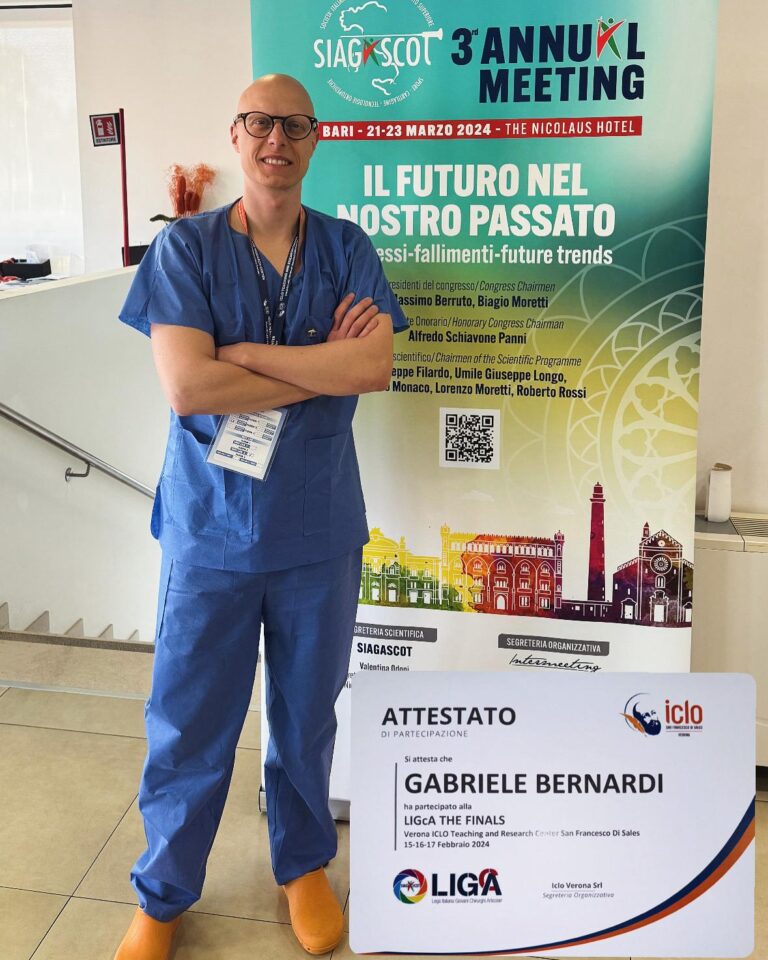 Gabriele Bernardi chirurgo ortopedico roma velletri